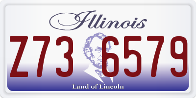 IL license plate Z736579