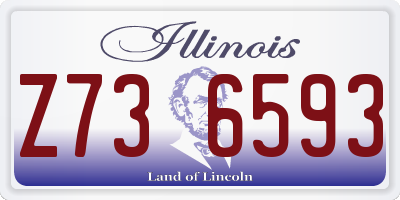 IL license plate Z736593