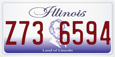 IL license plate Z736594