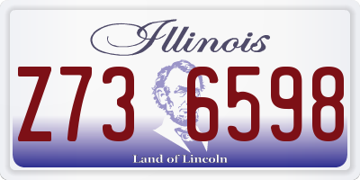 IL license plate Z736598