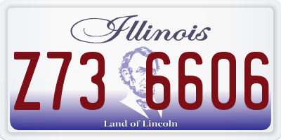 IL license plate Z736606