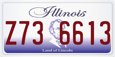 IL license plate Z736613