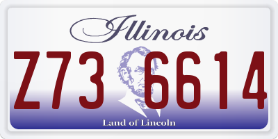 IL license plate Z736614