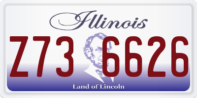 IL license plate Z736626