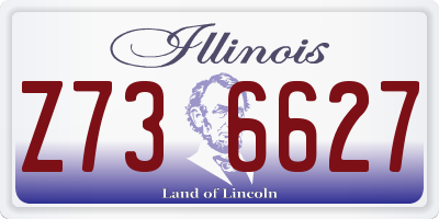 IL license plate Z736627