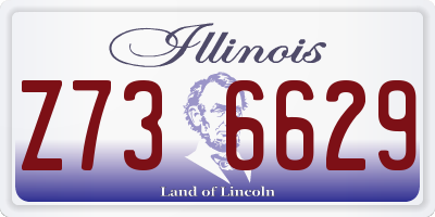 IL license plate Z736629