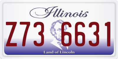 IL license plate Z736631