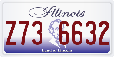 IL license plate Z736632