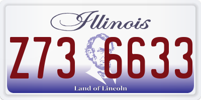 IL license plate Z736633