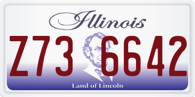 IL license plate Z736642