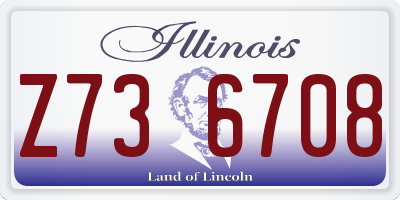 IL license plate Z736708
