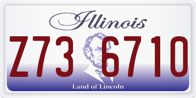 IL license plate Z736710