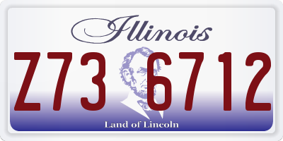 IL license plate Z736712