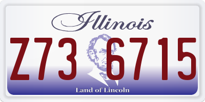 IL license plate Z736715
