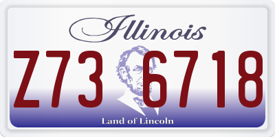 IL license plate Z736718