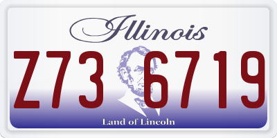 IL license plate Z736719