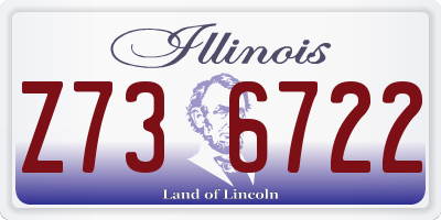 IL license plate Z736722