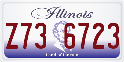 IL license plate Z736723