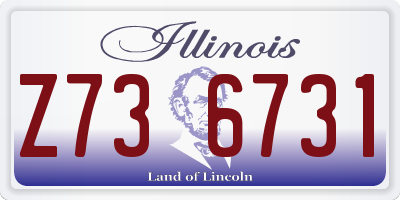 IL license plate Z736731