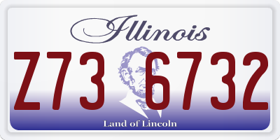 IL license plate Z736732