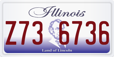 IL license plate Z736736