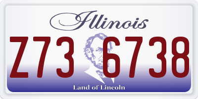 IL license plate Z736738