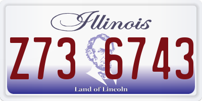 IL license plate Z736743
