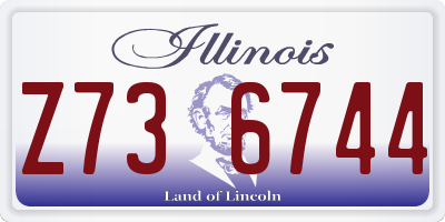 IL license plate Z736744
