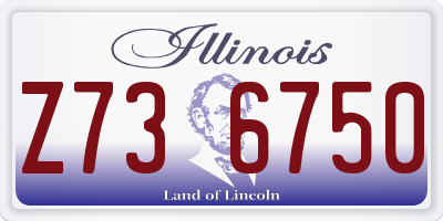 IL license plate Z736750