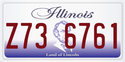 IL license plate Z736761
