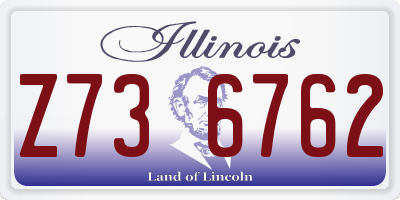 IL license plate Z736762