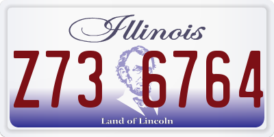 IL license plate Z736764