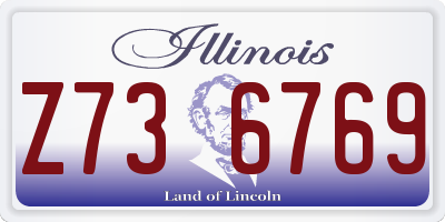 IL license plate Z736769