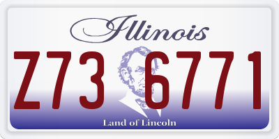 IL license plate Z736771