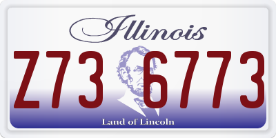 IL license plate Z736773