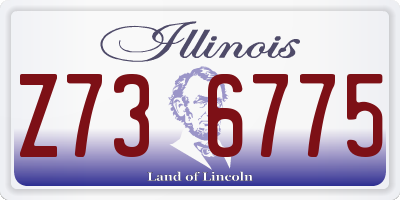 IL license plate Z736775