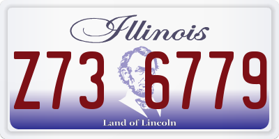 IL license plate Z736779
