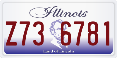 IL license plate Z736781