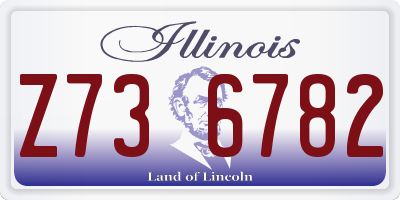 IL license plate Z736782