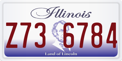 IL license plate Z736784