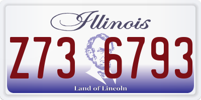 IL license plate Z736793