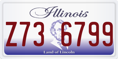 IL license plate Z736799