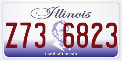 IL license plate Z736823