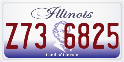 IL license plate Z736825