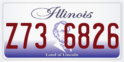 IL license plate Z736826