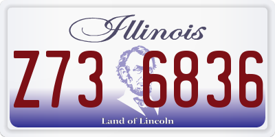 IL license plate Z736836