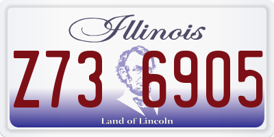 IL license plate Z736905
