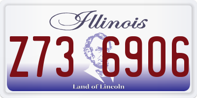 IL license plate Z736906