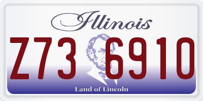 IL license plate Z736910