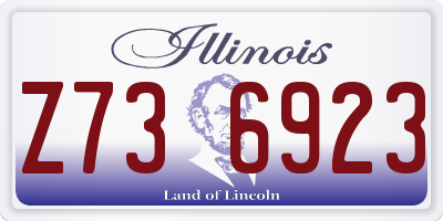 IL license plate Z736923